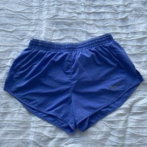 Purple Nike Tempo Lux Running Shorts